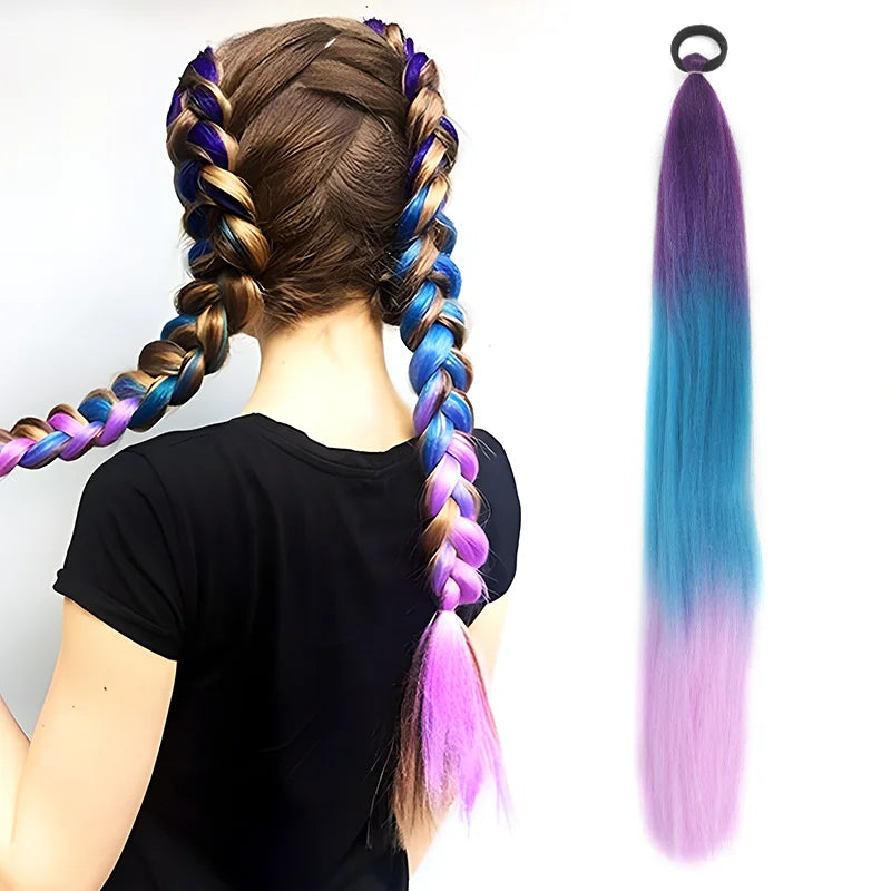 LUPU 26 Inch Ombre Ponytail Extension-16