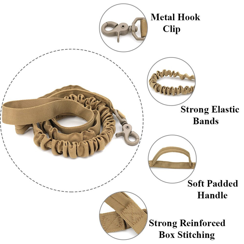 Tactical 2 Handle Quick Release Leashes